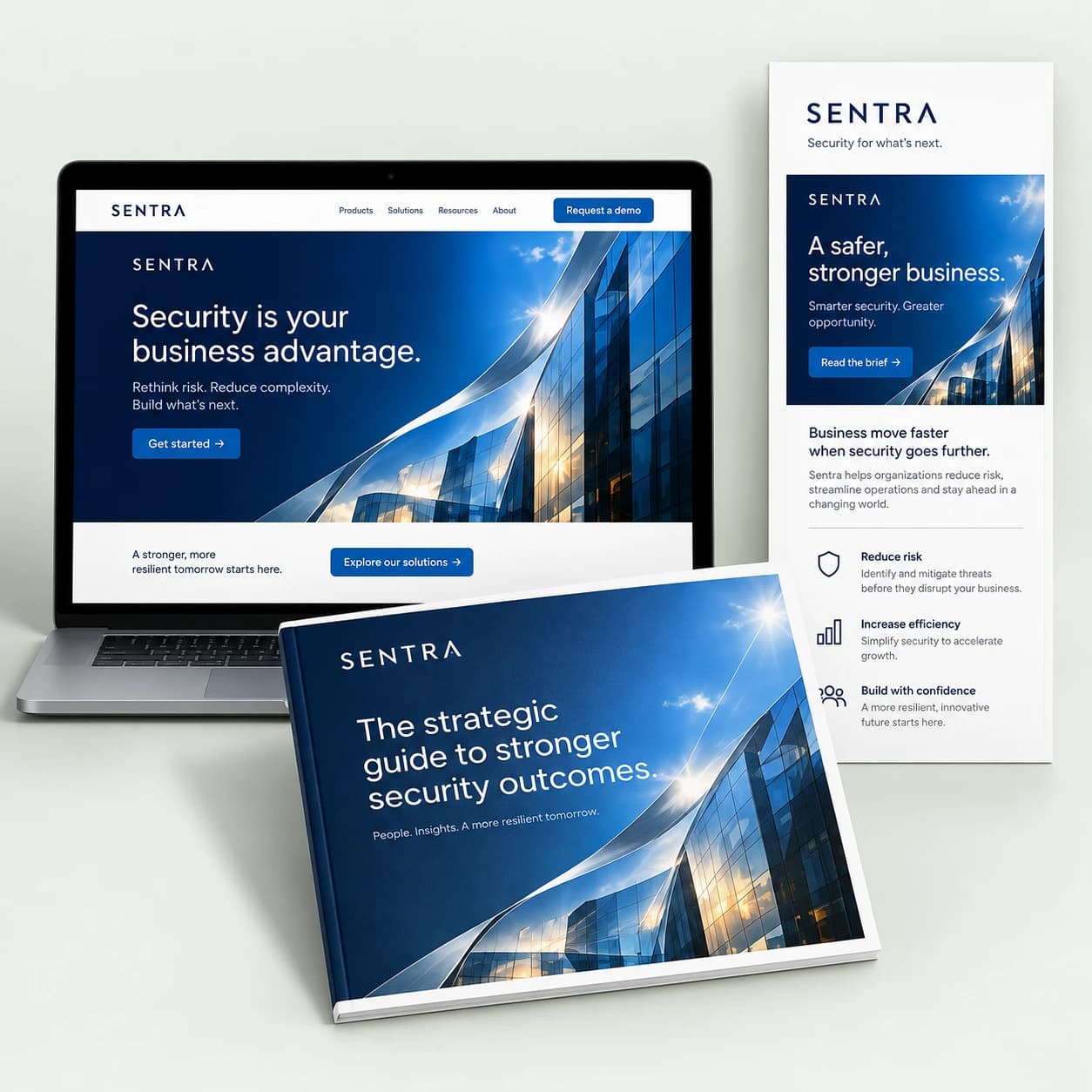 Illustrative SENTRA Content-to-Campaign creative